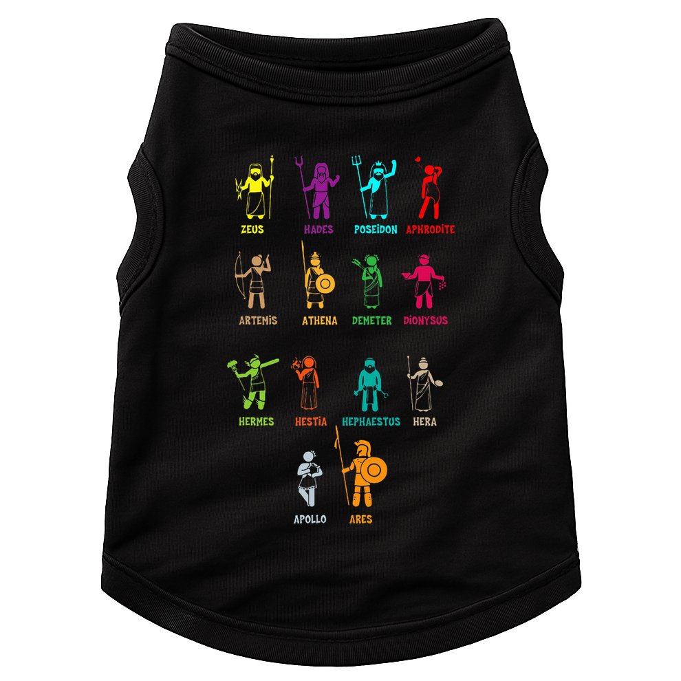Greek Mythology Gods Gods Of Greece Doggie Tank