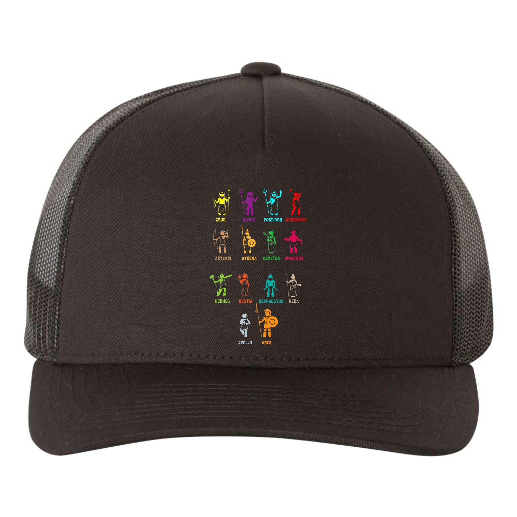 Greek Mythology Gods Gods Of Greece Yupoong Adult 5-Panel Trucker Hat