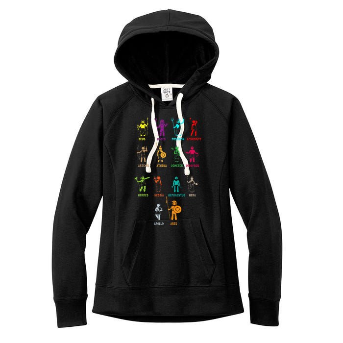 Greek Mythology Gods Gods Of Greece Women's Fleece Hoodie