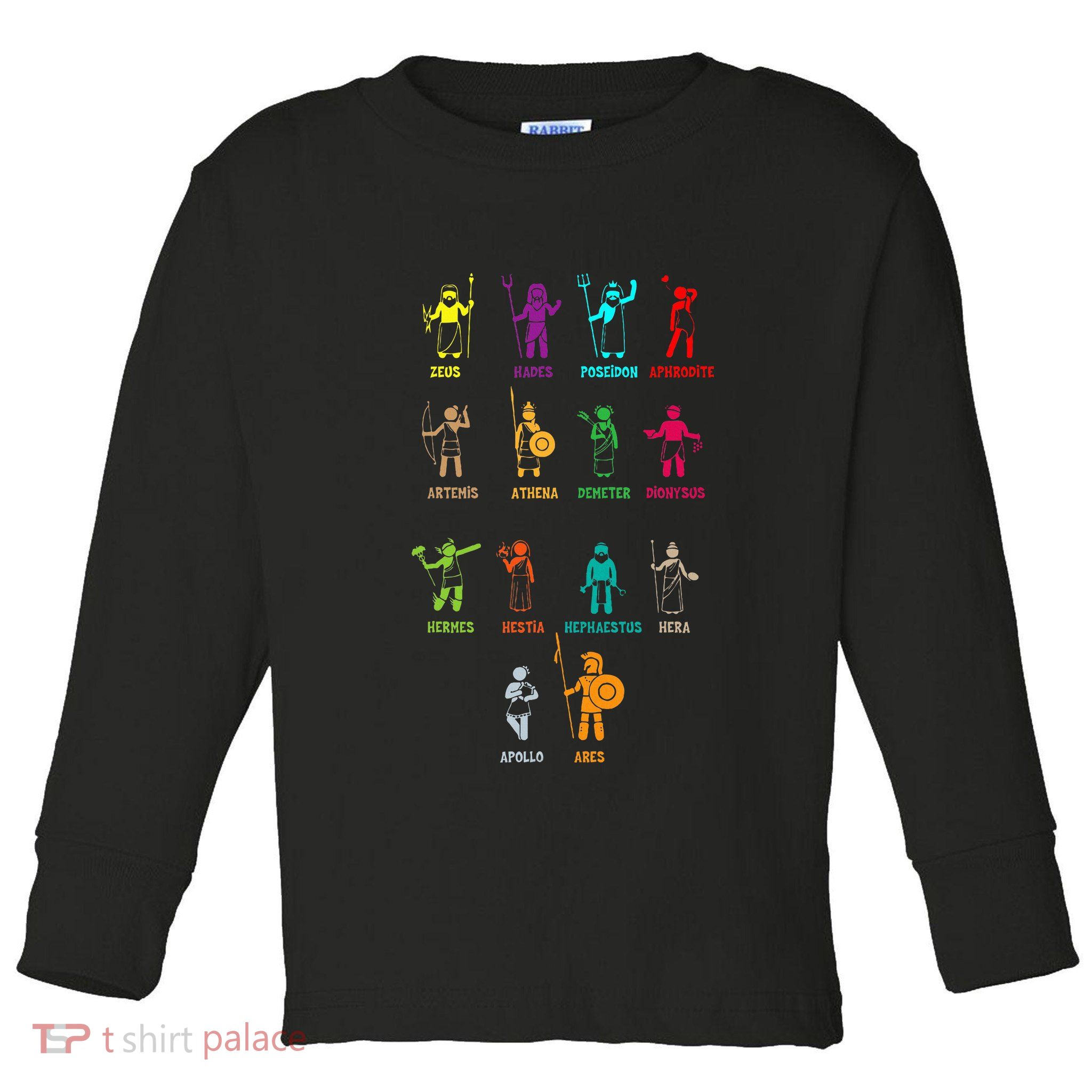 Greek Mythology Gods Gods Of Greece Toddler Long Sleeve Shirt
