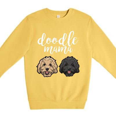 Goldendoodle Mama Gift Doodle Mama Cute Dog Gift Cute Gift Premium Crewneck Sweatshirt