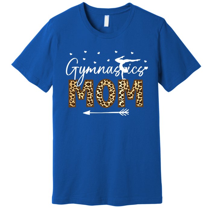 Gymnastic Mom Gift Leopard Gymnastics Mother Gymnast Great Gift Premium T-Shirt