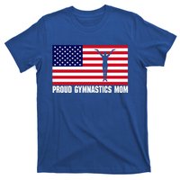 Gymnastics Mom Great Gift With Usa Flag T-Shirt