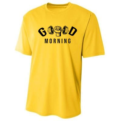 Good Morning Gym Performance Sprint T-Shirt