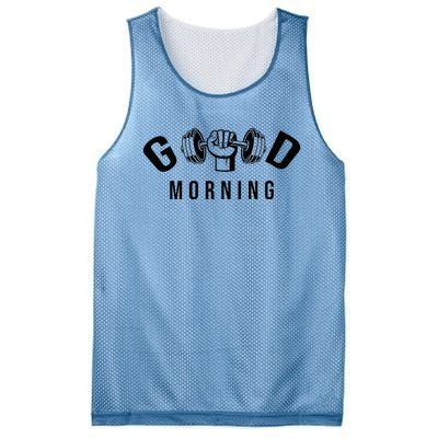 Good Morning Gym Mesh Reversible Basketball Jersey Tank