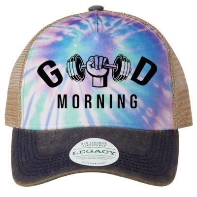 Good Morning Gym Legacy Tie Dye Trucker Hat