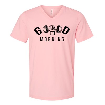 Good Morning Gym V-Neck T-Shirt