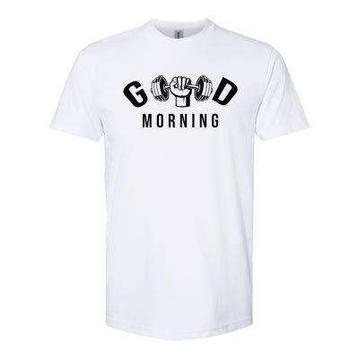 Good Morning Gym Softstyle® CVC T-Shirt