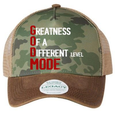 God Mode Greatness Of A Different Level Head Ofthe Table Legacy Tie Dye Trucker Hat