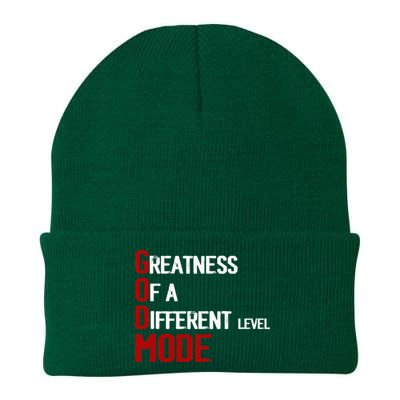 God Mode Greatness Of A Different Level Head Ofthe Table Knit Cap Winter Beanie