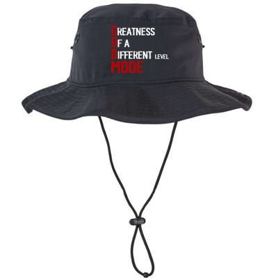 God Mode Greatness Of A Different Level Head Ofthe Table Legacy Cool Fit Booney Bucket Hat