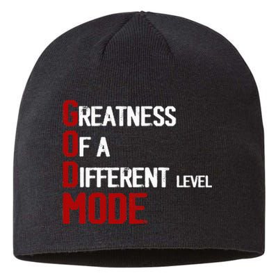 God Mode Greatness Of A Different Level Head Ofthe Table Sustainable Beanie