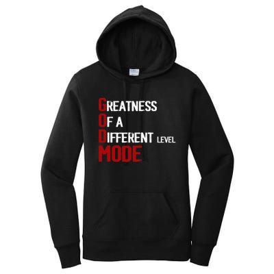 God Mode Greatness Of A Different Level Head Ofthe Table Women's Pullover Hoodie