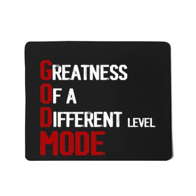 God Mode Greatness Of A Different Level Head Ofthe Table Mousepad