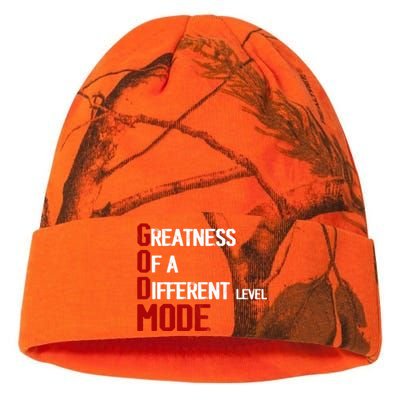 God Mode Greatness Of A Different Level Head Ofthe Table Kati Licensed 12" Camo Beanie