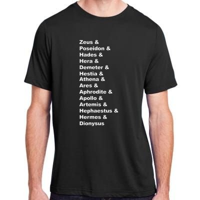 Greek Mythology Gods Pantheon List Of Demigod Names Adult ChromaSoft Performance T-Shirt