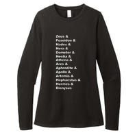 Greek Mythology Gods Pantheon List Of Demigod Names Womens CVC Long Sleeve Shirt