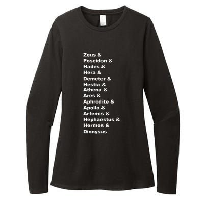 Greek Mythology Gods Pantheon List Of Demigod Names Womens CVC Long Sleeve Shirt