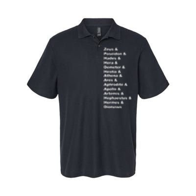 Greek Mythology Gods Pantheon List Of Demigod Names Softstyle Adult Sport Polo