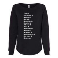 Greek Mythology Gods Pantheon List Of Demigod Names Womens California Wash Sweatshirt