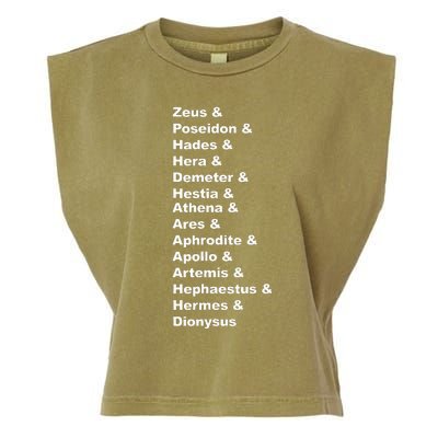 Greek Mythology Gods Pantheon List Of Demigod Names Garment-Dyed Women's Muscle Tee