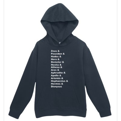 Greek Mythology Gods Pantheon List Of Demigod Names Urban Pullover Hoodie