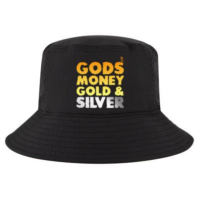 God’s Money Gold & Silver  Cool Comfort Performance Bucket Hat