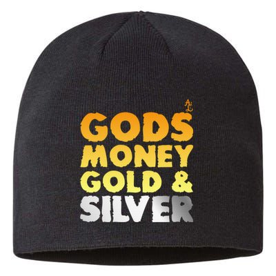 God’s Money Gold & Silver  Sustainable Beanie