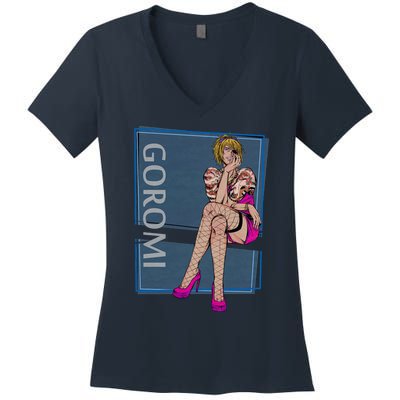 Goro Majima Goromi Yakuza Kiwami Women's V-Neck T-Shirt