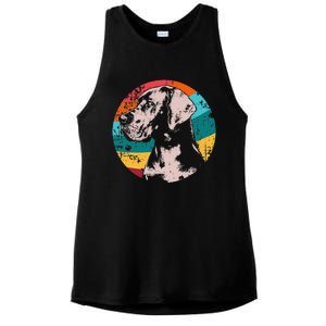 German Mastiff Great Dane Dog Breed Ladies PosiCharge Tri-Blend Wicking Tank