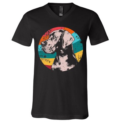 German Mastiff Great Dane Dog Breed V-Neck T-Shirt