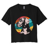 German Mastiff Great Dane Dog Breed Women's Crop Top Tee