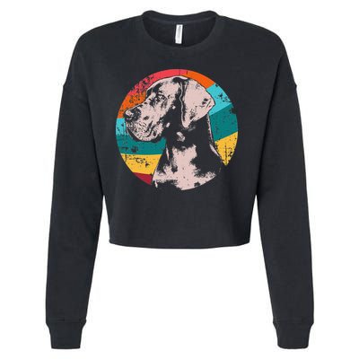 German Mastiff Great Dane Dog Breed Cropped Pullover Crew