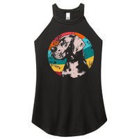 German Mastiff Great Dane Dog Breed Women's Perfect Tri Rocker Tank