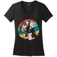 German Mastiff Great Dane Dog Breed Women's V-Neck T-Shirt