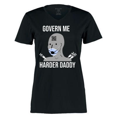 Govern Me Harder Daddy Women's Momentum V-Neck T-Shirt