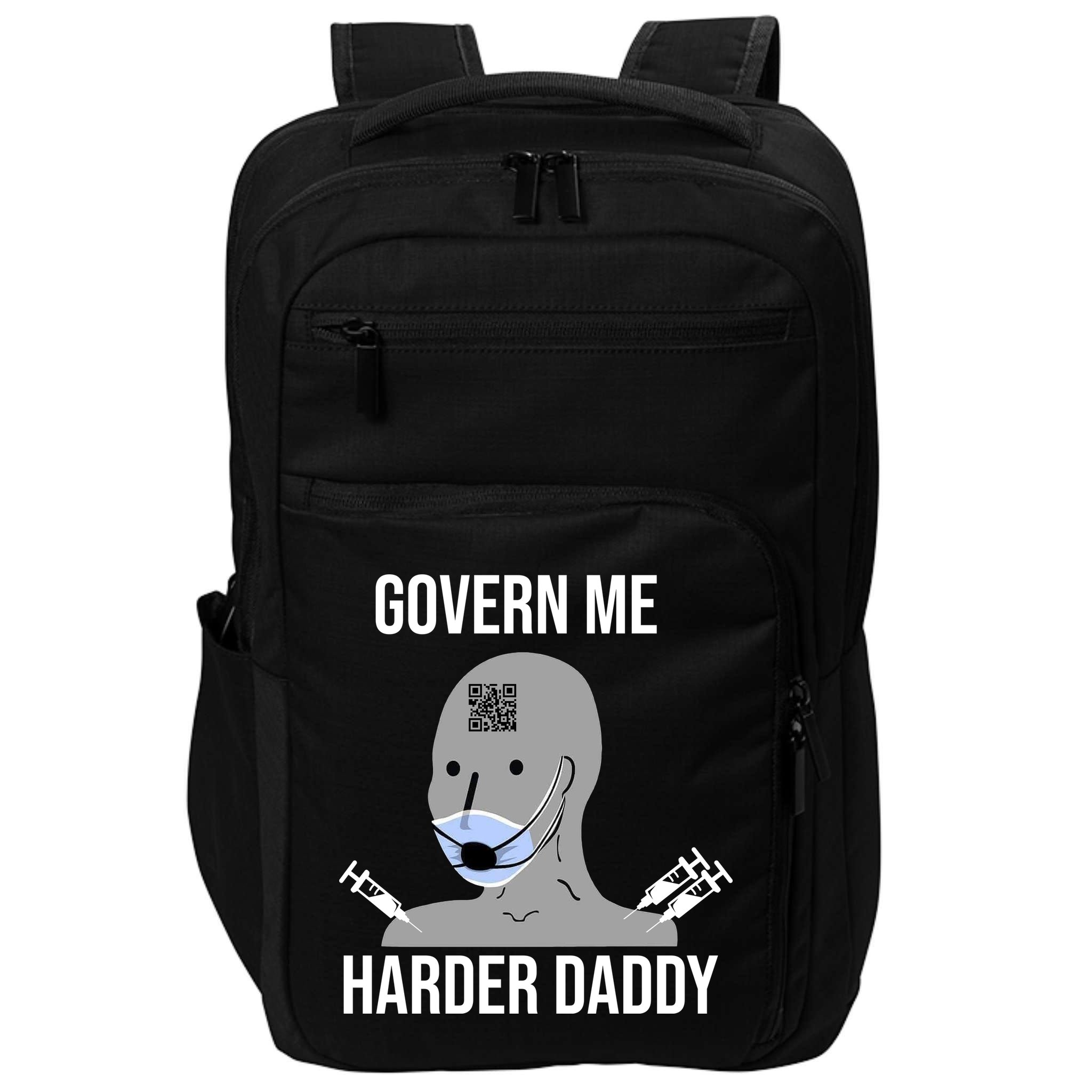 Govern Me Harder Daddy Impact Tech Backpack