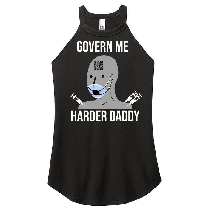 Govern Me Harder Daddy Women's Perfect Tri Rocker Tank