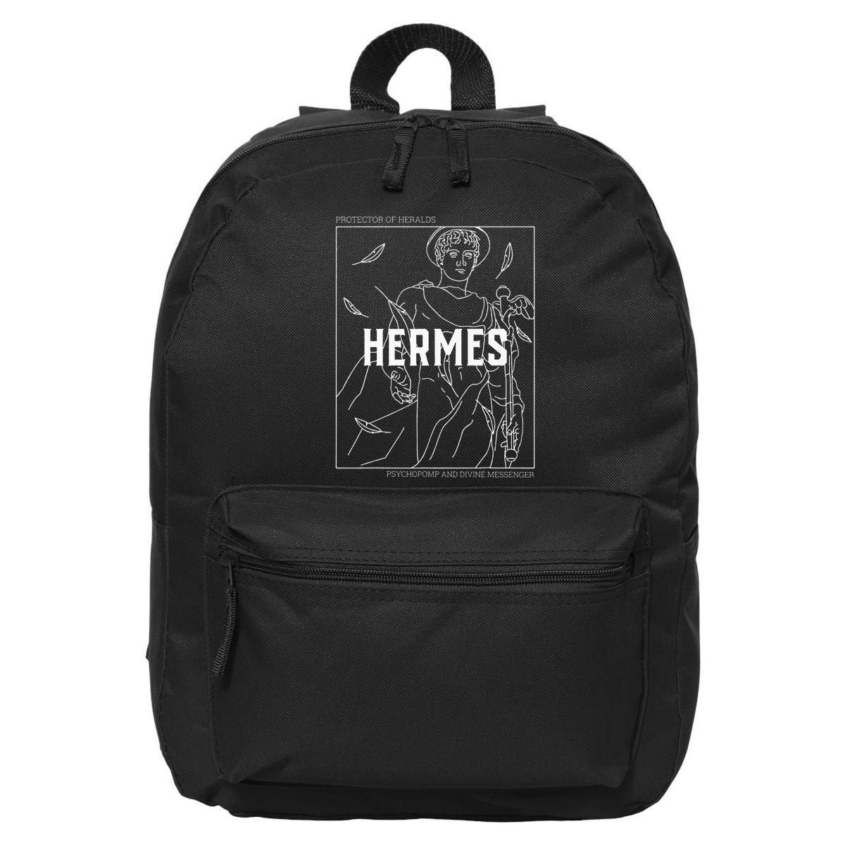 Greek Mythology Hermes Messenger Of The Gods 16 in Basic Backpack