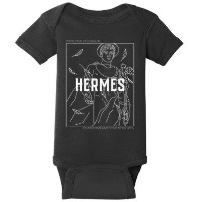 Greek Mythology Hermes Messenger Of The Gods Baby Bodysuit