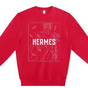 Greek Mythology Hermes Messenger Of The Gods Premium Crewneck Sweatshirt