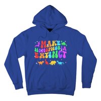 Groovy Make Homophobia Extinct Pride Lgbt Rainbow Dinosaur Gift Hoodie