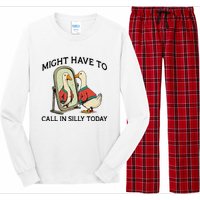 Goose Might Have To Call In Silly Today Long Sleeve Pajama Set