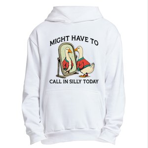 Goose Might Have To Call In Silly Today Urban Pullover Hoodie