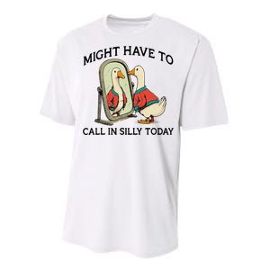 Goose Might Have To Call In Silly Today Performance Sprint T-Shirt