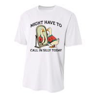 Goose Might Have To Call In Silly Today Performance Sprint T-Shirt