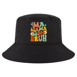 Groovy Mother Hippie Smile Face Ma Mama Mom Bruh Cool Comfort Performance Bucket Hat