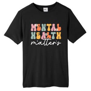 Groovy Mental Health Matters Human Brain Illness Awareness Tall Fusion ChromaSoft Performance T-Shirt