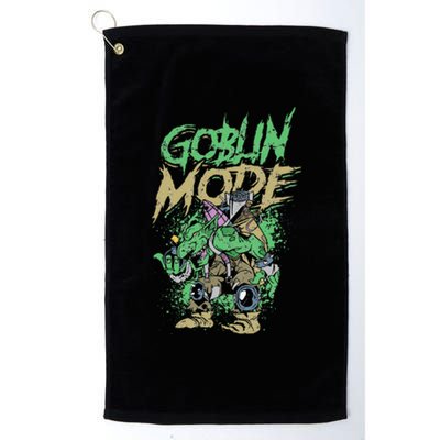 Goblin Mode Horror Halloween Platinum Collection Golf Towel