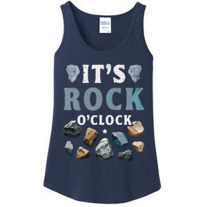 Geology Mineral Hunting ItS Rock OClock Rocks Collector Ladies Essential Tank